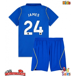 Chelsea Reece James #24 Replica Home Stadium Kit for Kids 2026-27 Short Sleeve (+ pants)